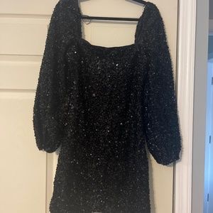 NYCO - Black Sequin Mini Dress